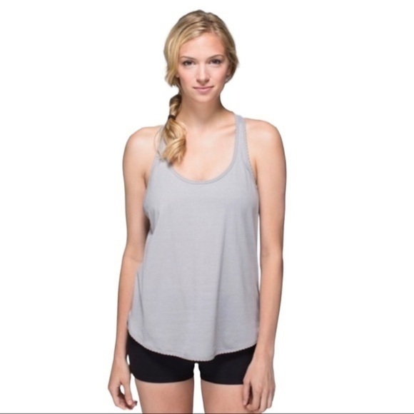 Lululemon 105 F Singlet Heathered Medium Grey - Picture 1 of 9